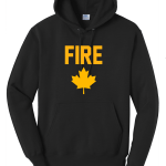 Fire Canada Black Hoodie